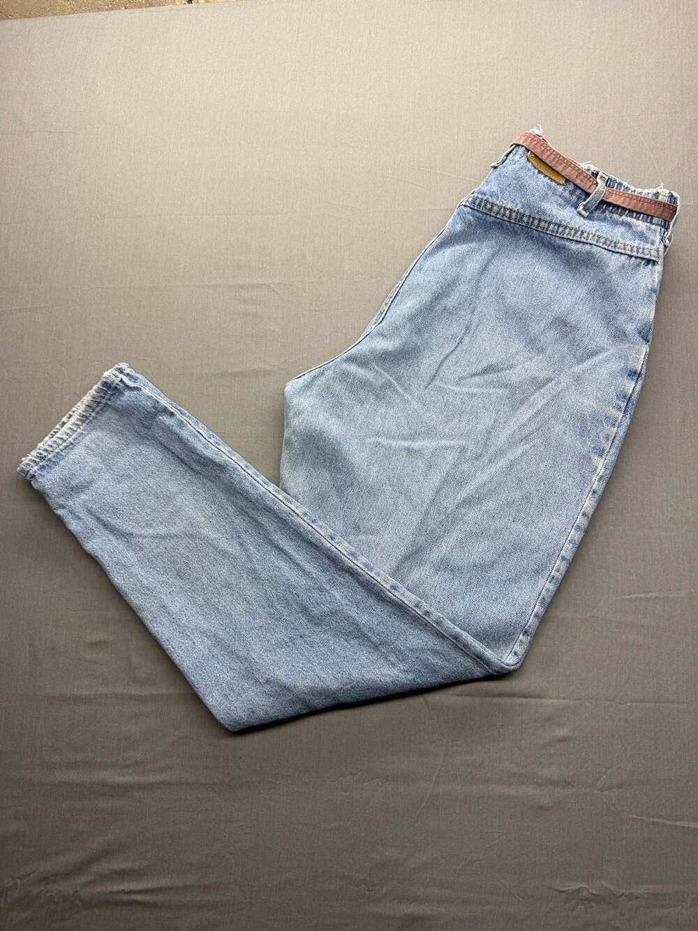 Lee High Waisted Mom Jeans Light Wash Denim